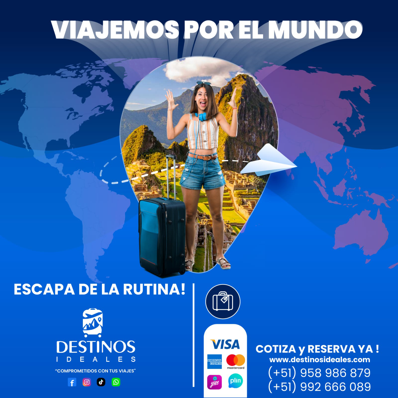 ¡Escapa de la rutina y vive nuevas experiencias!